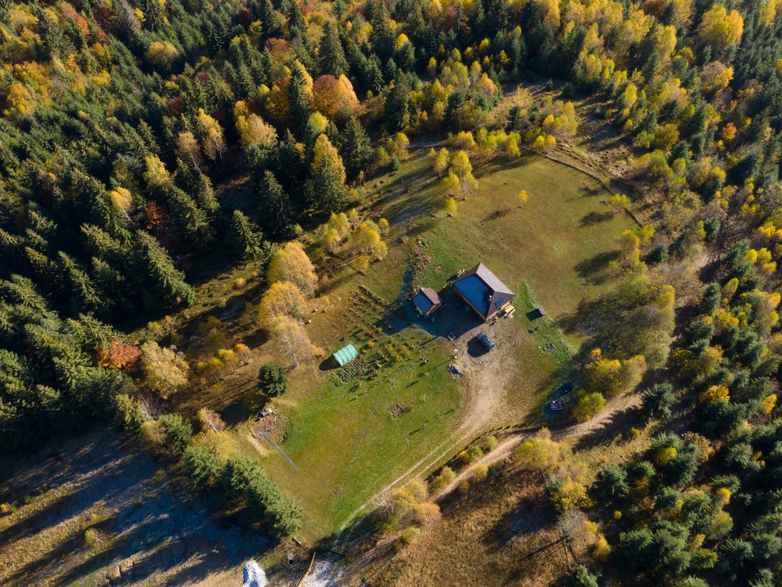 Maaomaniku kinnistu, õhuvaade